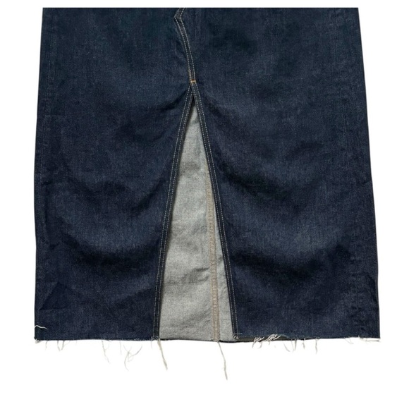 SLVRLAKE High Waist High Slit Denim Midi Skirt Size 26 NWOT - Picture 7 of 11